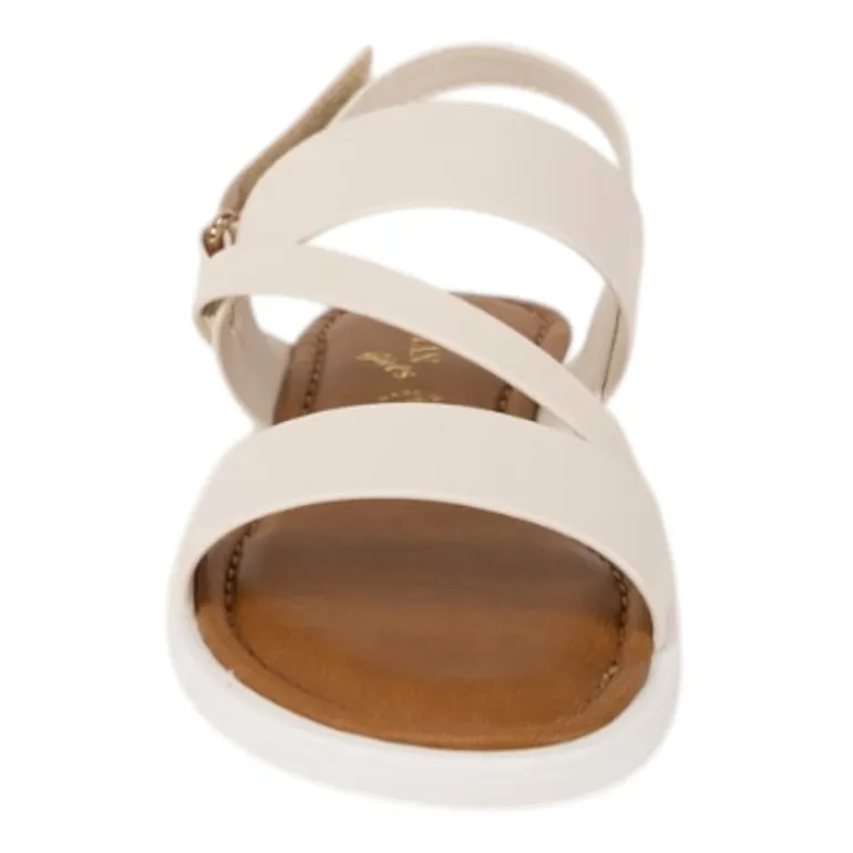 Italian Girls Esmeray Little & Big Kid Girls Slingback Strap Flat Sandals