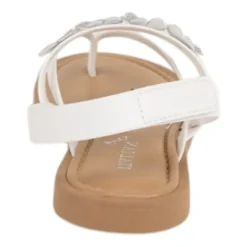 Italian Girls Kinvara Little & Big Kid Girls Adjustable Strap Flat Sandals