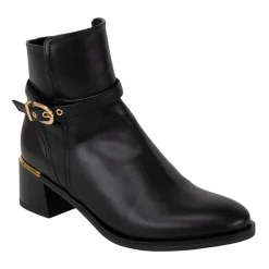 Italian Shoemakers Womens Vienna Block Heel Booties