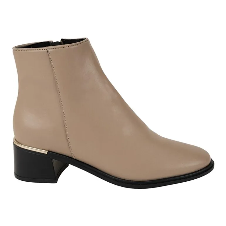 Italian Shoemakers Womens Zoriana Block Heel Booties