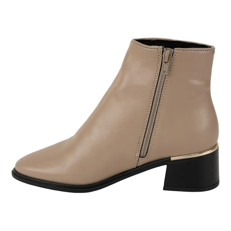 Italian Shoemakers Womens Zoriana Block Heel Booties