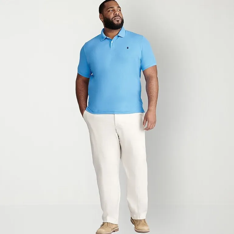 IZOD Advantage Performance Big and Tall Mens Classic Fit Short Sleeve Polo Shirt