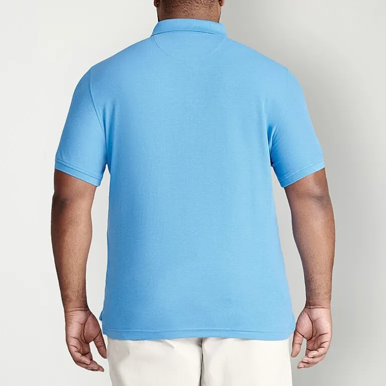 IZOD Advantage Performance Big and Tall Mens Classic Fit Short Sleeve Polo Shirt