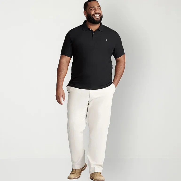 IZOD Advantage Performance Big and Tall Mens Classic Fit Short Sleeve Polo Shirt
