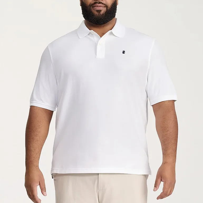 IZOD Advantage Performance Big and Tall Mens Classic Fit Short Sleeve Polo Shirt
