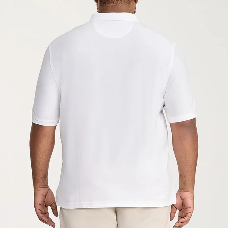 IZOD Advantage Performance Big and Tall Mens Classic Fit Short Sleeve Polo Shirt