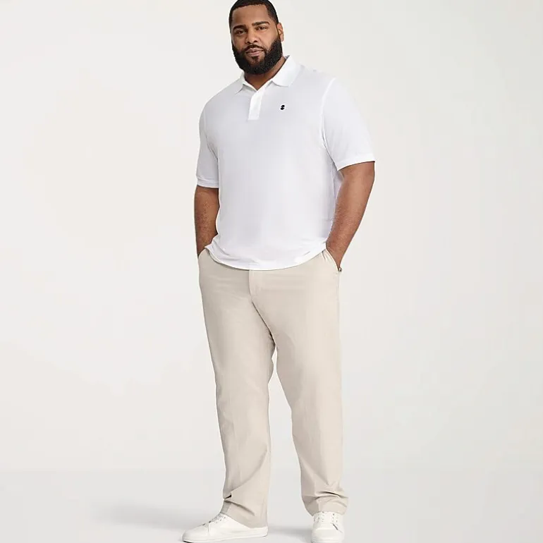 IZOD Advantage Performance Big and Tall Mens Classic Fit Short Sleeve Polo Shirt