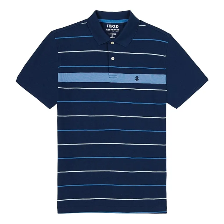 IZOD Advantage Performance Mens Classic Fit Short Sleeve Polo Shirt