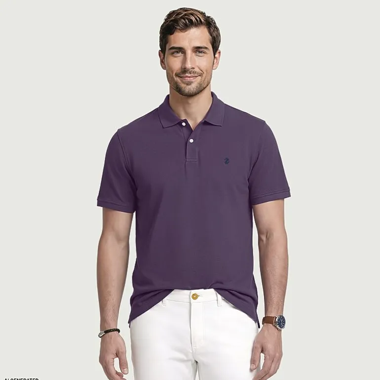 IZOD Advantage Performance Mens Classic Fit Short Sleeve Polo Shirt