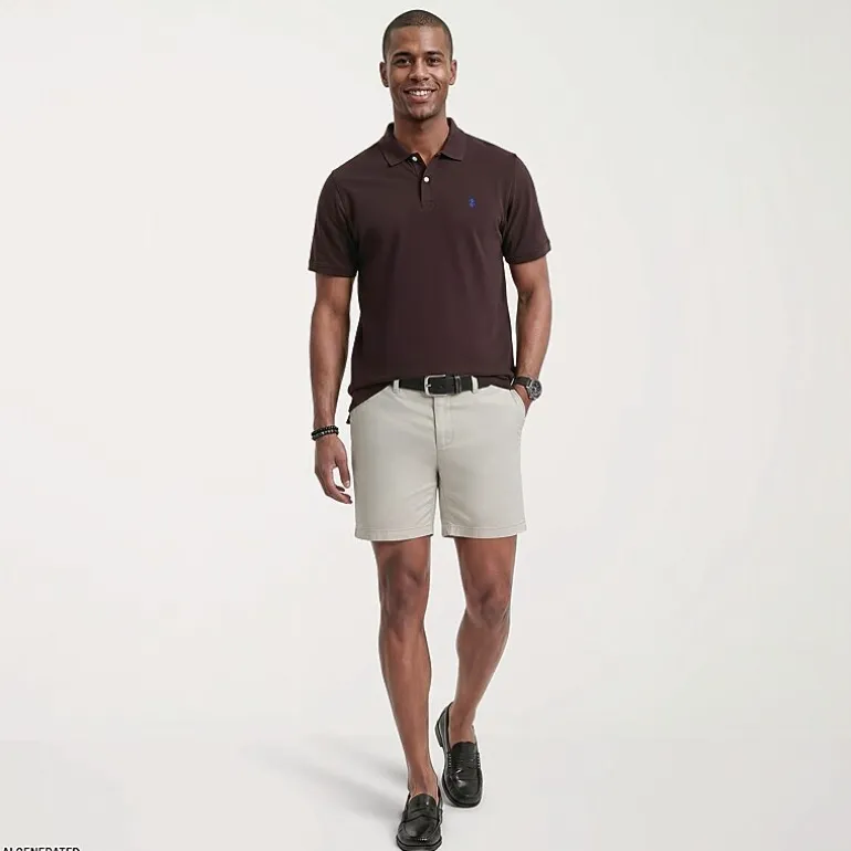 IZOD Advantage Performance Mens Classic Fit Short Sleeve Polo Shirt