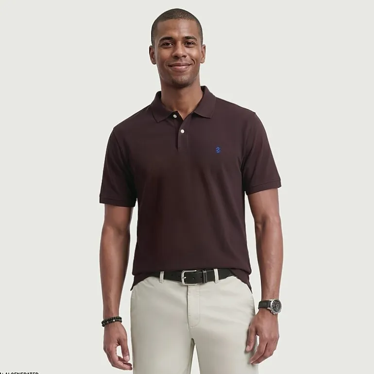 IZOD Advantage Performance Mens Classic Fit Short Sleeve Polo Shirt