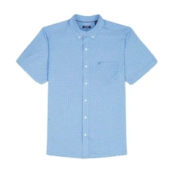 IZOD Breeze Mens Short Sleeve Athletic Fit Button-Down Shirt