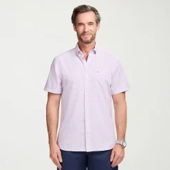 IZOD Breeze Mens Short Sleeve Athletic Fit Button-Down Shirt