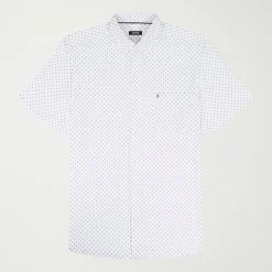 IZOD Breeze Mens Short Sleeve Athletic Fit Button-Down Shirt