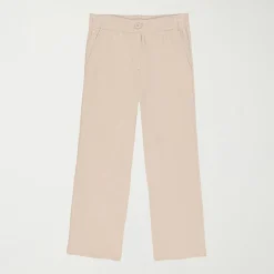 IZOD Cropped Little & Big Kid Girls Wide Leg Regular Fit Flat Front Pant