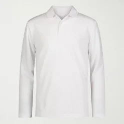 IZOD Little & Big Kid Boys Long Sleeve Regular Fit Wrinkle Resistant Moisture Wicking Polo Shirt