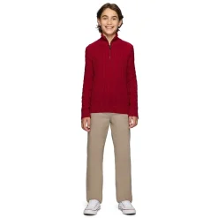 IZOD Little & Big Kid Boys Straight Regular Fit Flat Front Pant