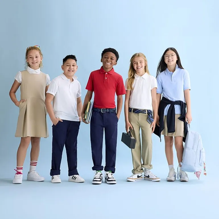 IZOD Little & Big Kid Boys Straight Regular Fit Flat Front Pant