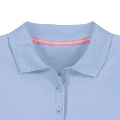 IZOD Little & Big Kid Girls Long Sleeve Regular Fit Stretch Fabric Polo Shirt