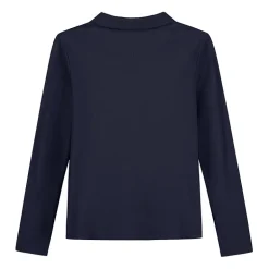 IZOD Little & Big Kid Girls Long Sleeve Regular Fit Stretch Fabric Polo Shirt