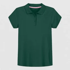 IZOD Little & Big Kid Girls Short Sleeve Regular Fit Polo Shirt