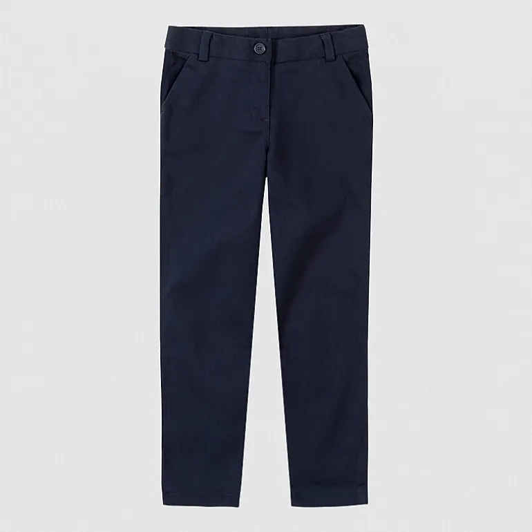 IZOD Little & Big Kid Girls Straight Skinny Fit Flat Front Pant