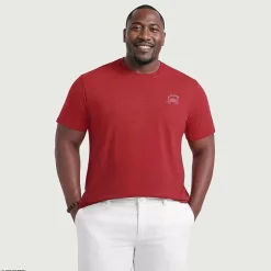 IZOD Mens Crew Neck Short Sleeve Classic Fit Big and Tall Graphic T-Shirt