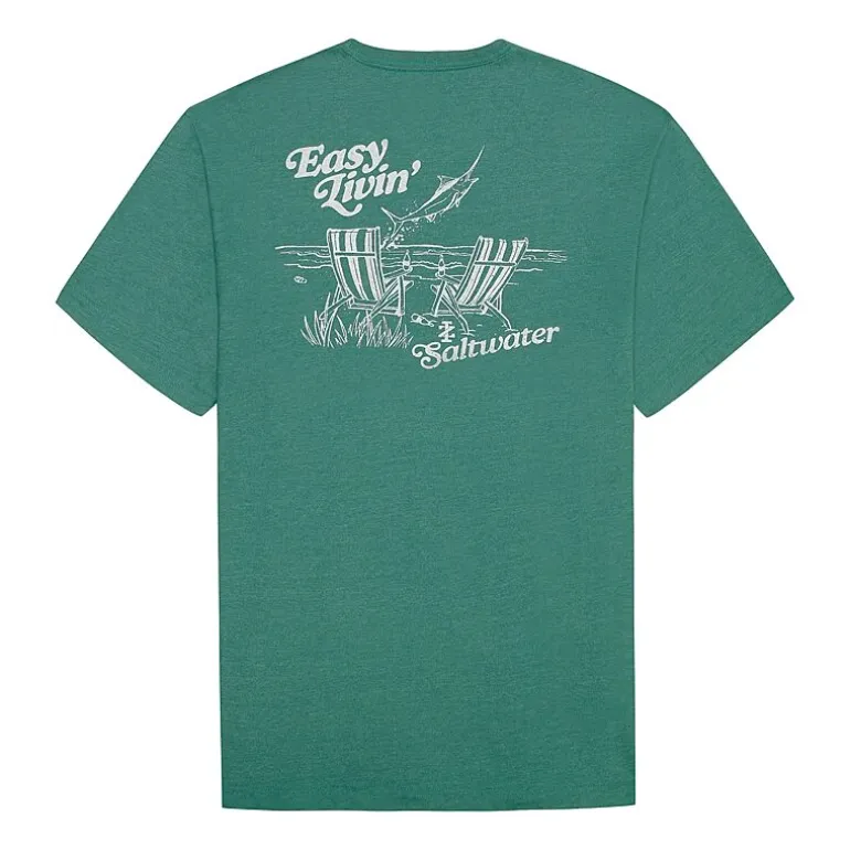 IZOD Mens Crew Neck Short Sleeve Classic Fit Big and Tall Graphic T-Shirt