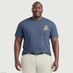IZOD Mens Crew Neck Short Sleeve Classic Fit Big and Tall Graphic T-Shirt