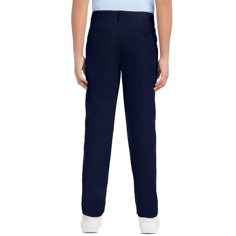 IZOD Mens Regular Fit Flat Front Pant