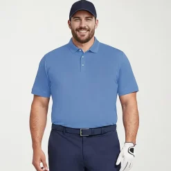 IZOD Performance Mesh Big and Tall Mens Regular Fit Short Sleeve Polo Shirt