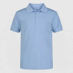 IZOD Performance Mesh Boys Short Sleeve Regular Fit Wrinkle Resistant Moisture Wicking Polo Shirt