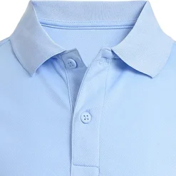 IZOD Performance Mesh Boys Short Sleeve Regular Fit Wrinkle Resistant Moisture Wicking Polo Shirt