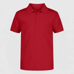 IZOD Performance Mesh Boys Short Sleeve Regular Fit Wrinkle Resistant Moisture Wicking Polo Shirt