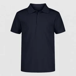 IZOD Performance Mesh Boys Short Sleeve Regular Fit Wrinkle Resistant Moisture Wicking Polo Shirt