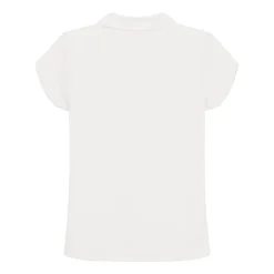 IZOD Performance Mesh Little & Big Kid Girls Short Sleeve Regular Fit Wrinkle Resistant Moisture Wicking Polo Shirt