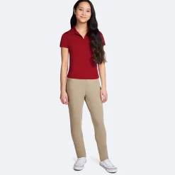 IZOD Performance Womens Juniors Short Sleeve Polo Shirt
