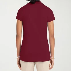 IZOD Performance Womens Juniors Short Sleeve Polo Shirt