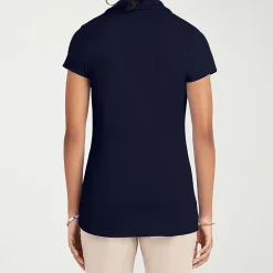 IZOD Performance Womens Juniors Short Sleeve Polo Shirt