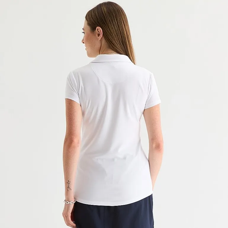IZOD Performance Womens Juniors Short Sleeve Polo Shirt