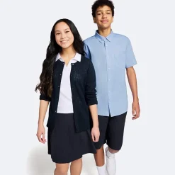 IZOD Performance Womens Juniors Short Sleeve Polo Shirt