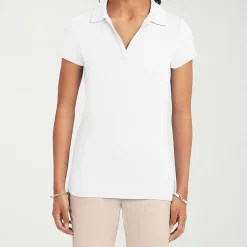 IZOD Performance Womens Juniors Short Sleeve Polo Shirt