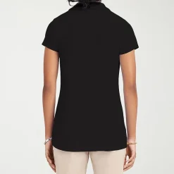 IZOD Performance Womens Juniors Short Sleeve Polo Shirt