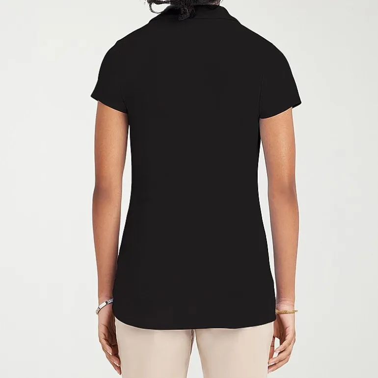 IZOD Performance Womens Juniors Short Sleeve Polo Shirt