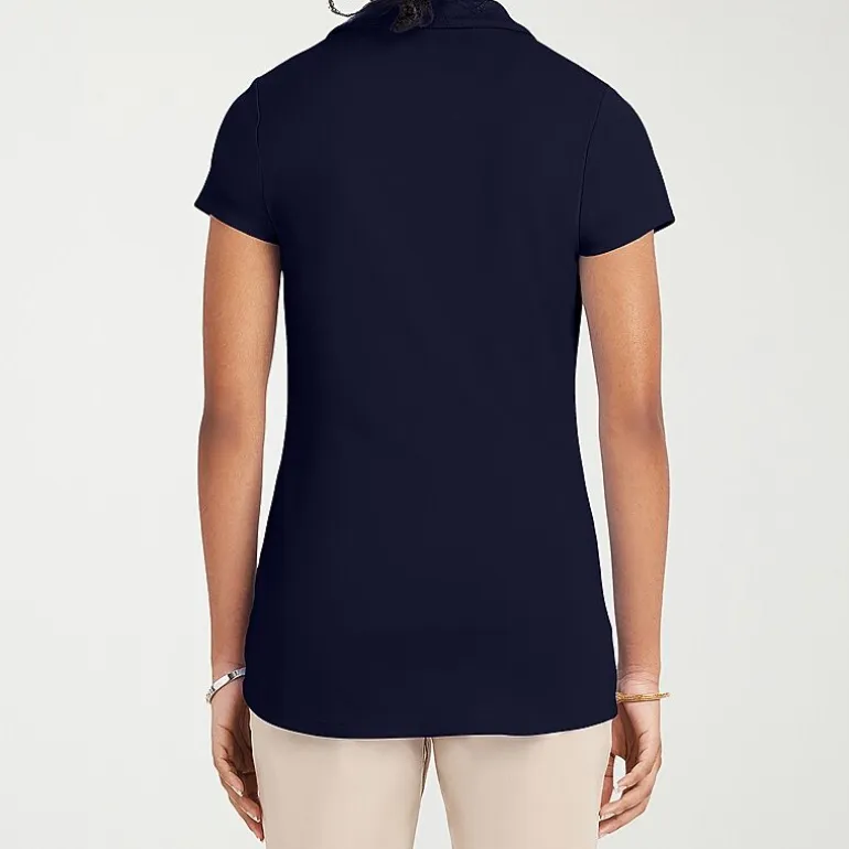 IZOD Performance Womens Juniors Short Sleeve Polo Shirt