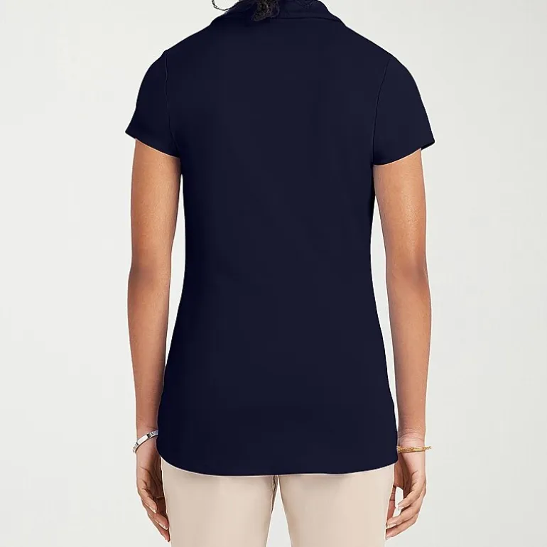 IZOD Performance Womens Juniors Short Sleeve Polo Shirt