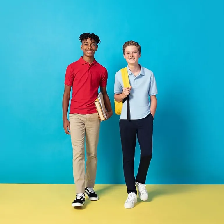 IZOD Pique Little & Big Boys Short Sleeve Stretch Polo Shirt