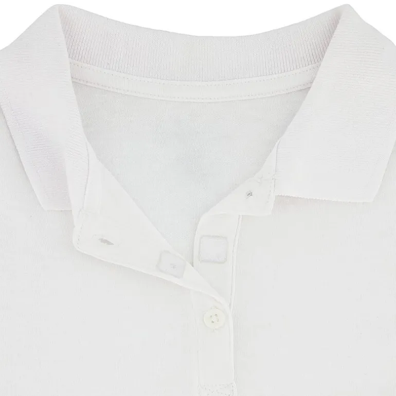 IZOD Pique Little & Big Kid Girls Easy-on + Easy-off Sensory Friendly Short Sleeve Regular Fit Adaptive Polo Shirt