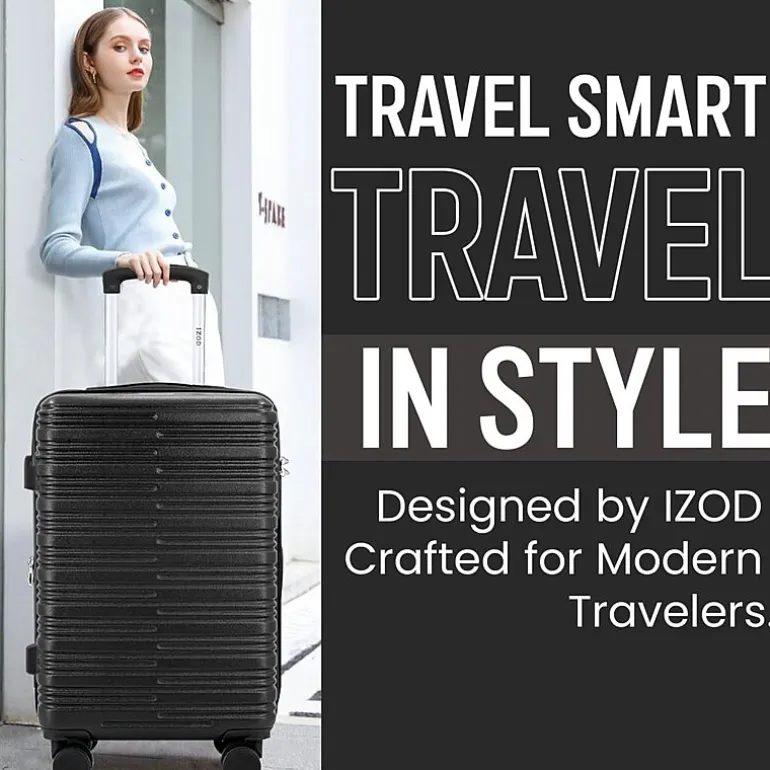 IZOD Romeo 3-pc. Hardside Expandable LIGHTWEIGHT Luggage Set