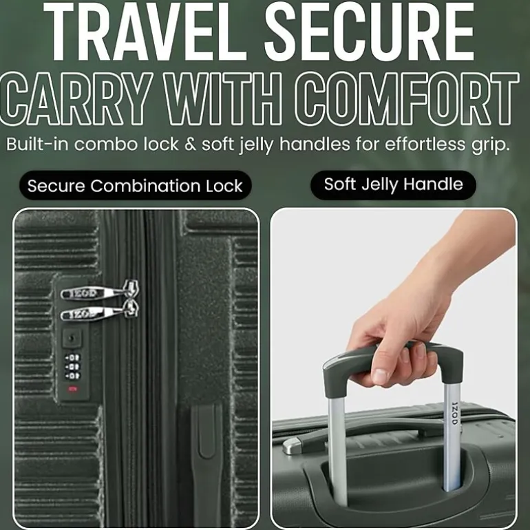IZOD Romeo 3-pc. Hardside Expandable LIGHTWEIGHT Luggage Set